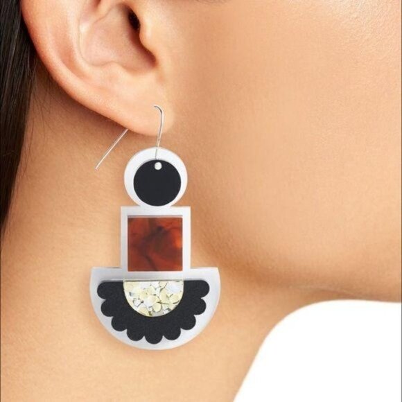 NWT The Accessory Junkie Sienna Statement Earrings - Picture 1 of 4